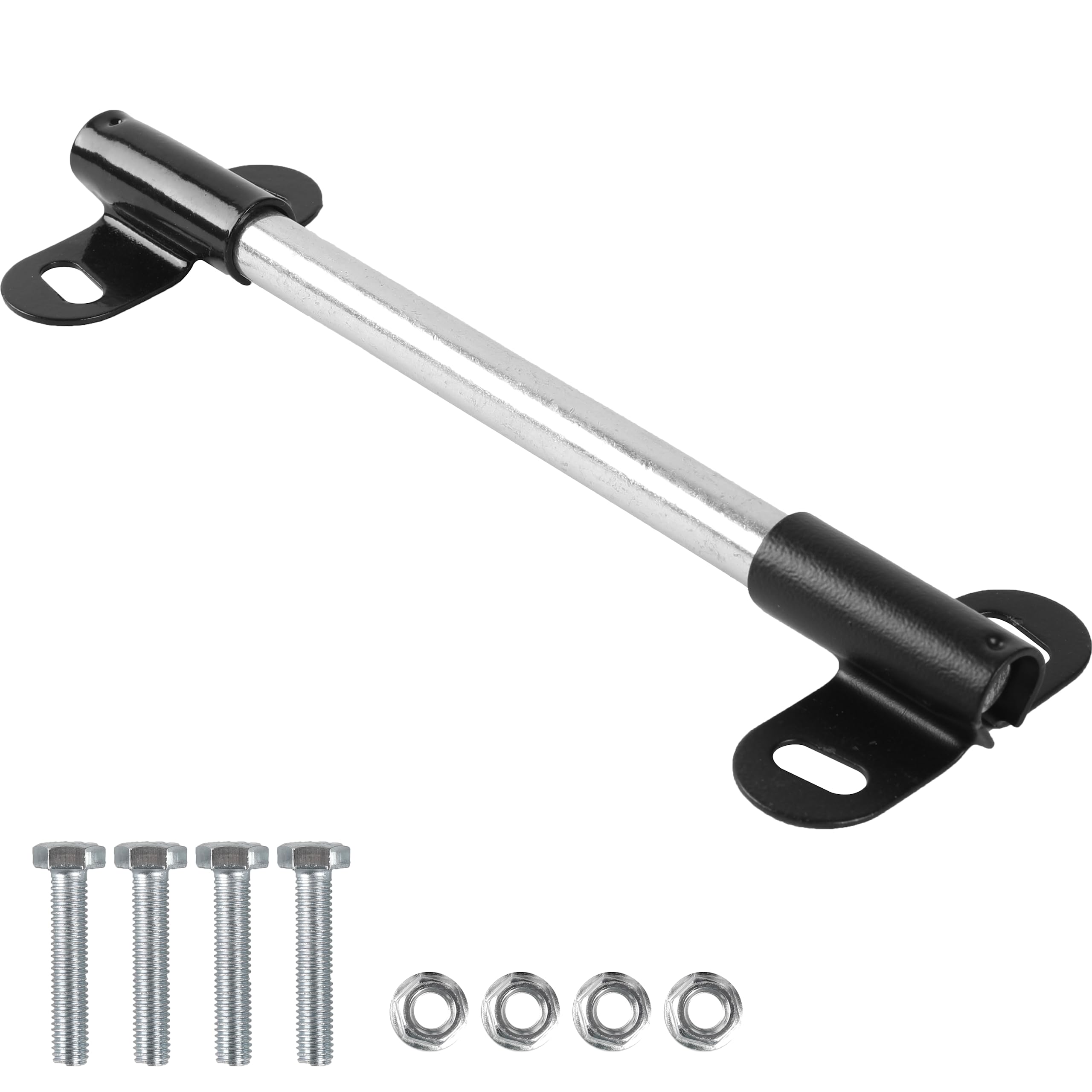 AR-PRO Heavy-Duty Wheelbarrow Axle Bracket Set with axle shaft and brackets