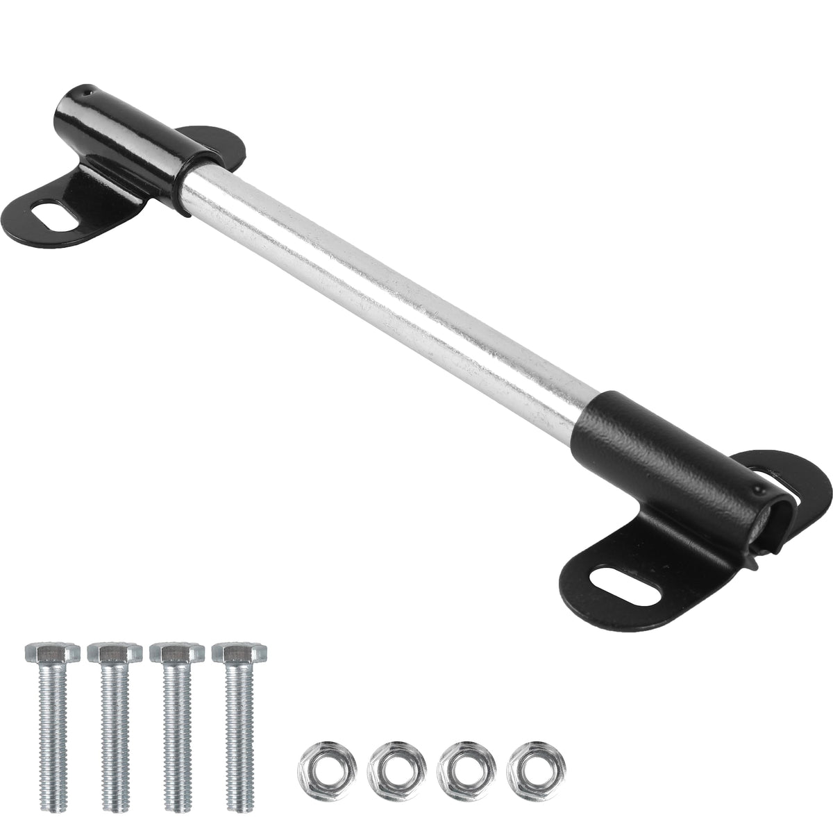 AR-PRO Heavy-Duty Wheelbarrow Axle Bracket Set with axle shaft and brackets