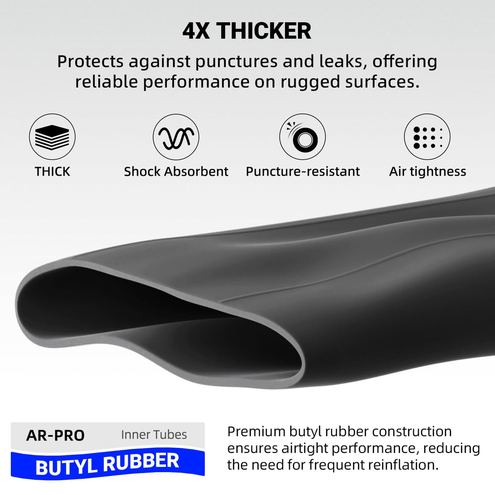 AR-PRO inner tube 23x9.50-12 side view