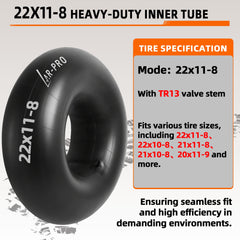 AR-PRO inner tube showing durable butyl rubber construction