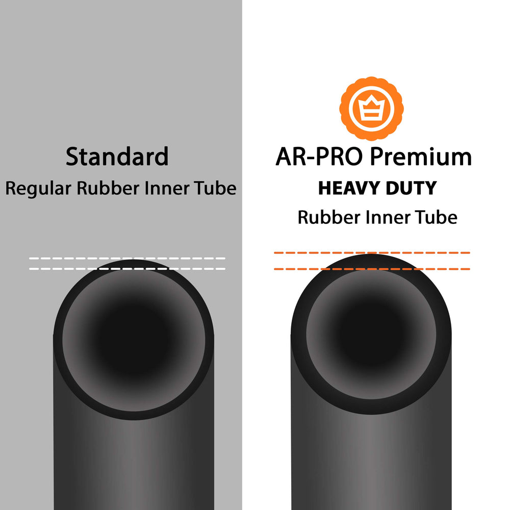 AR-PRO inner tube showing TR87 bent valve stem