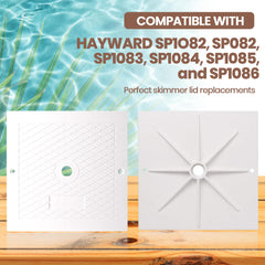 AR-PRO skimmer lid dimensions laid out for comparison