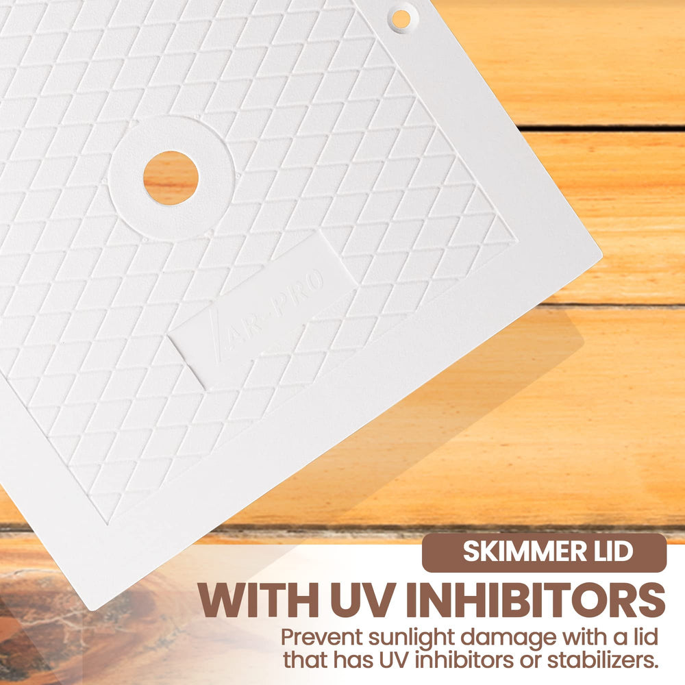 AR-PRO skimmer lid installation process overview