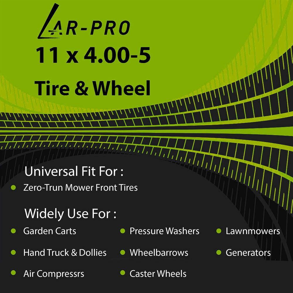AR-PRO tire and wheel package dimensions and specifications