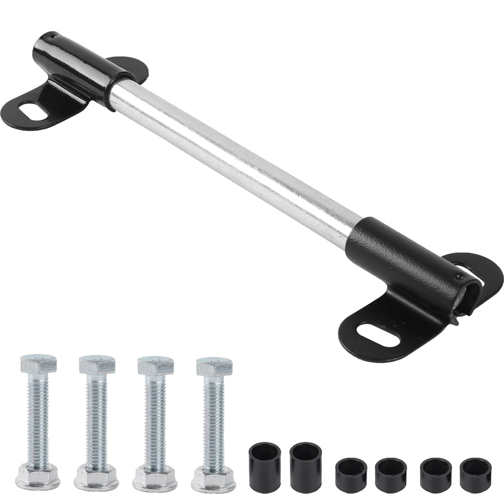 AR-PRO Wheelbarrow Axle Bracket Set components including axle shaft and brackets