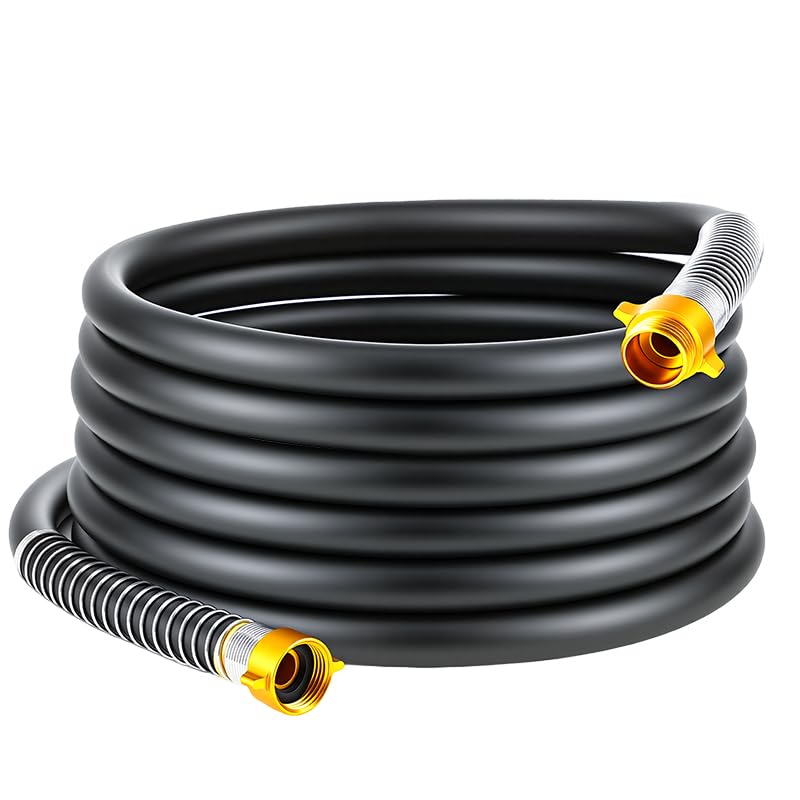 ARBUTUS Garden Hose 5/8-inch x 25ft black model front view
