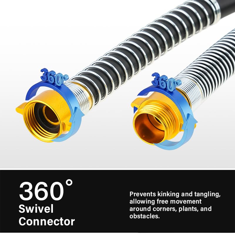 ARBUTUS garden hose in use watering a garden