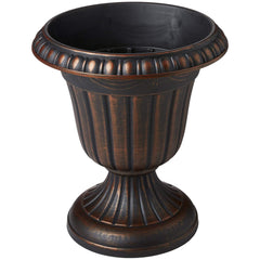 Arcadia Garden Products 10x12” Urn Planter side view showing fluted design