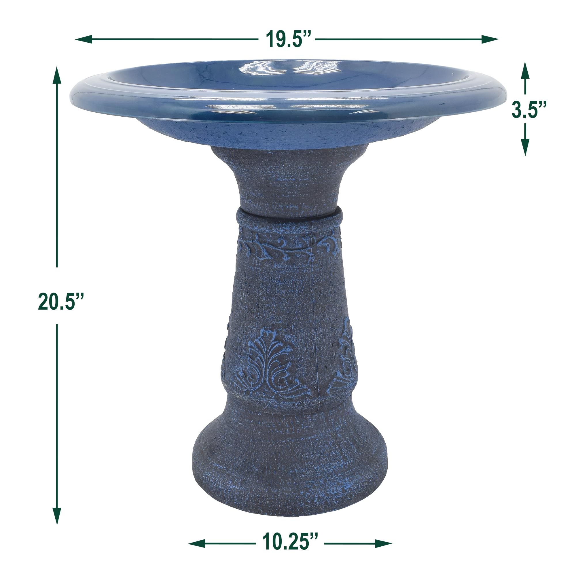 Arcadia Garden Products Bird Bath with sand for stability