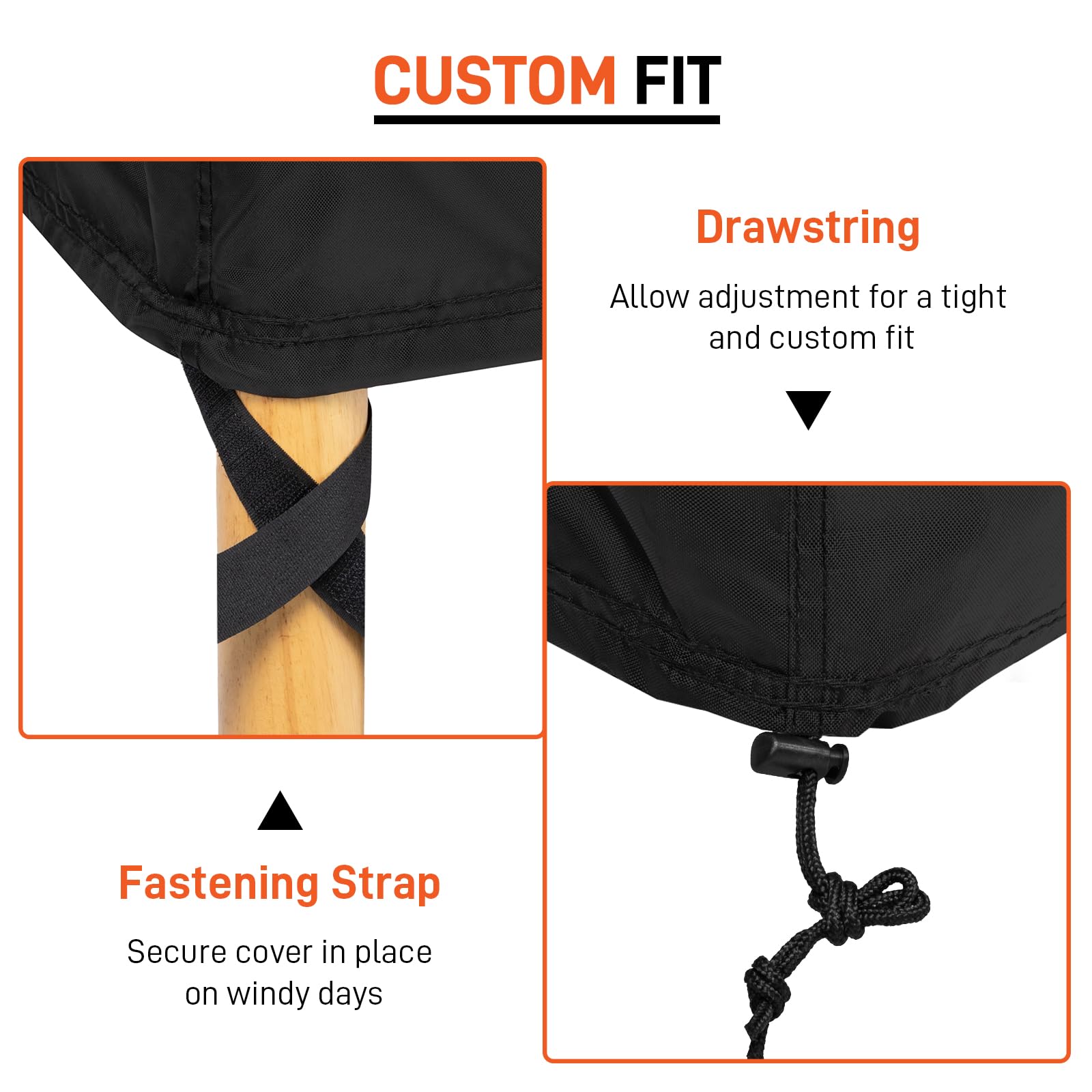 Arcedo Outdoor Lounge Chair Cover showcasing waterproof material