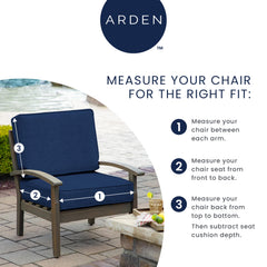 Arden Cushion bottom cushion 24x24 inches