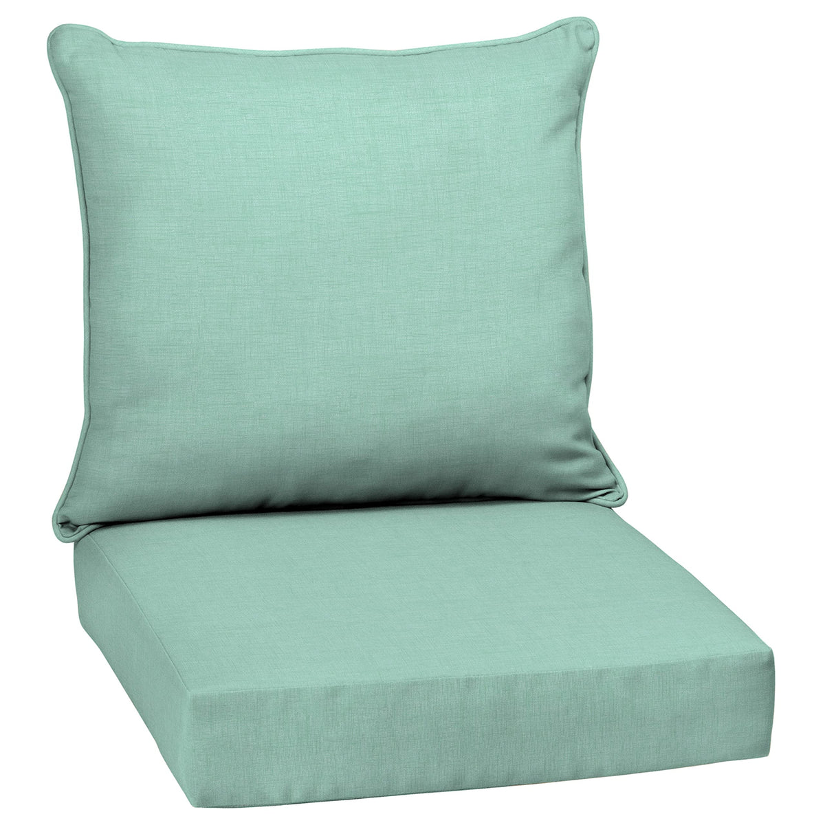 Arden Deep Seat Cushion Set Aqua front view