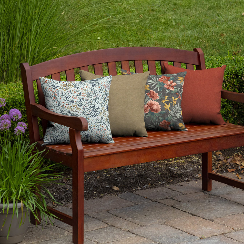 Arden Outdoor Toss Pillow 2-Pack close-up of fabric