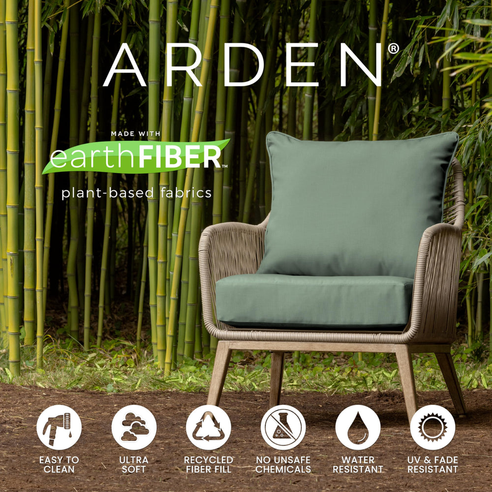 Arden Selections cushion set showing ties for secure attachment