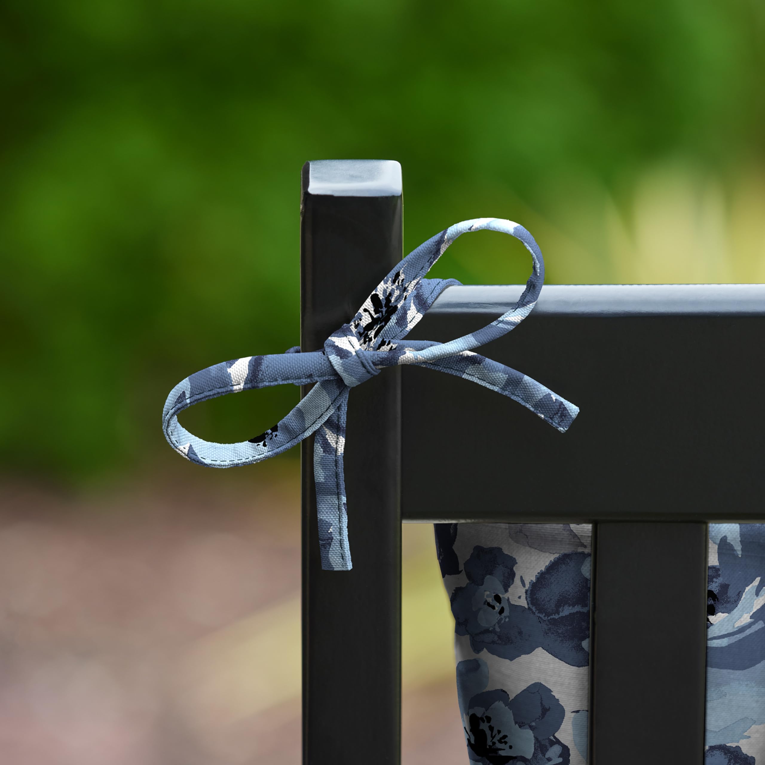 Arden Selections cushion with a garden background
