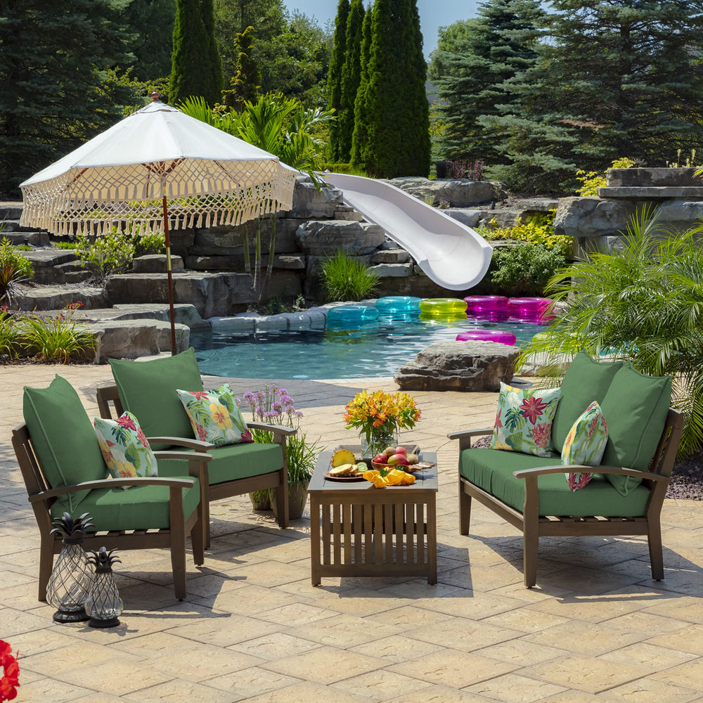 Arden Selections cushions on a sunny patio