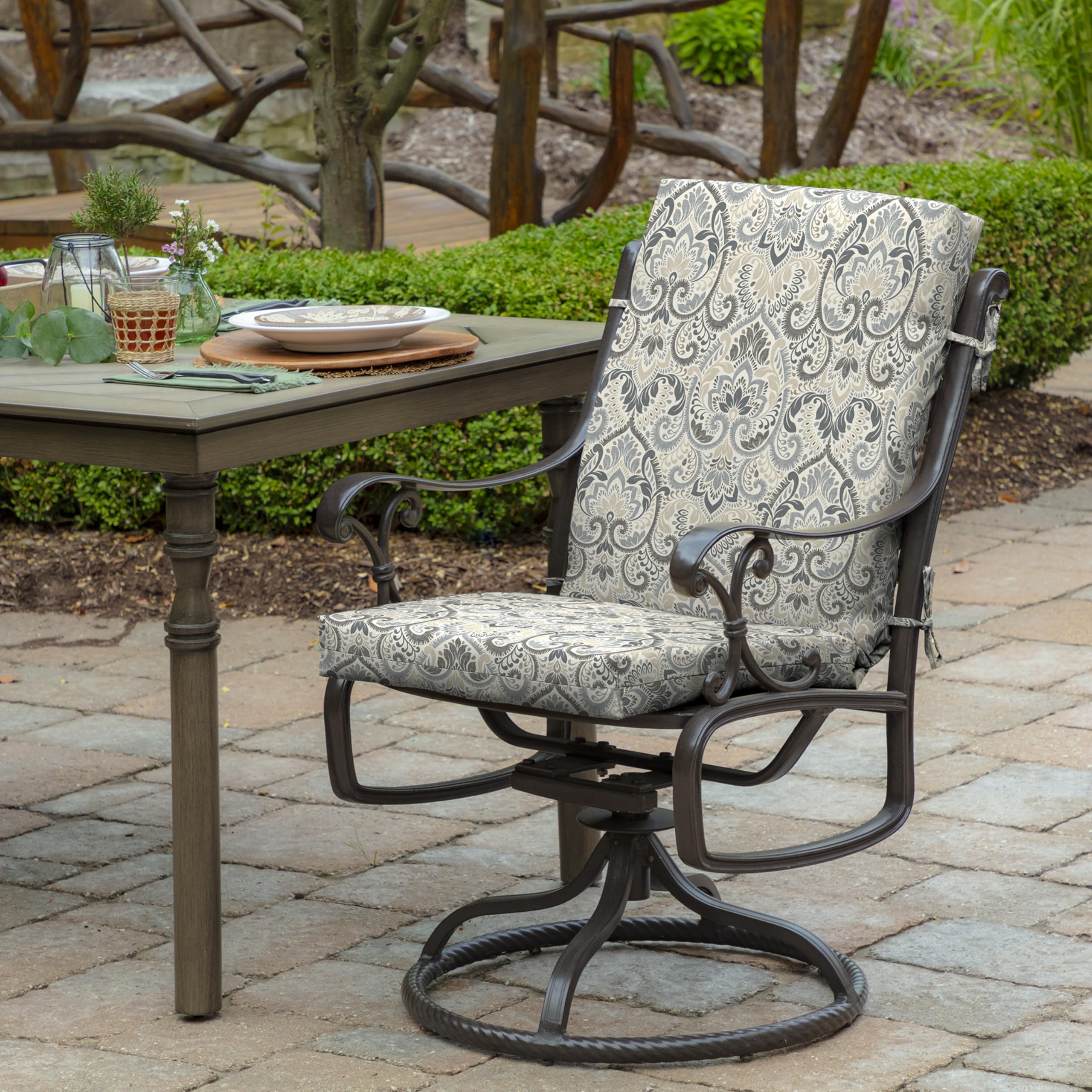 Arden Selections Midback Chair Cushion side view showing thickness