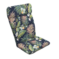 Arden Selections Outdoor Adirondack Cushion in Simone Blue Tropical