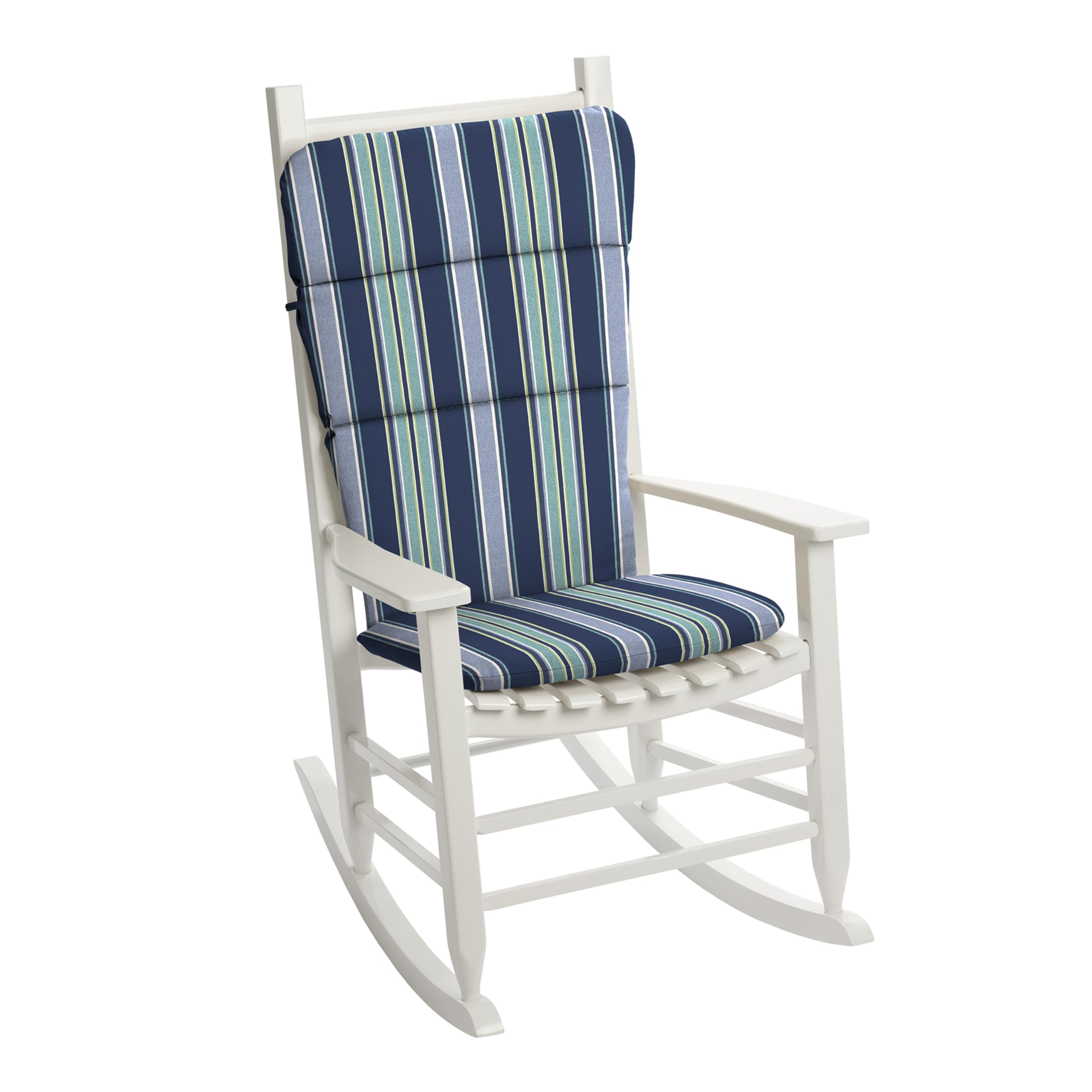 Arden Selections Outdoor Chair Cushion on an Adirondack chair