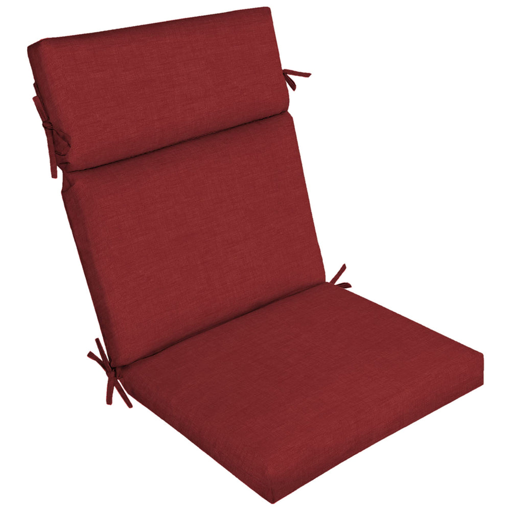 Arden Selections Outdoor Chair Cushion Ruby Red front view