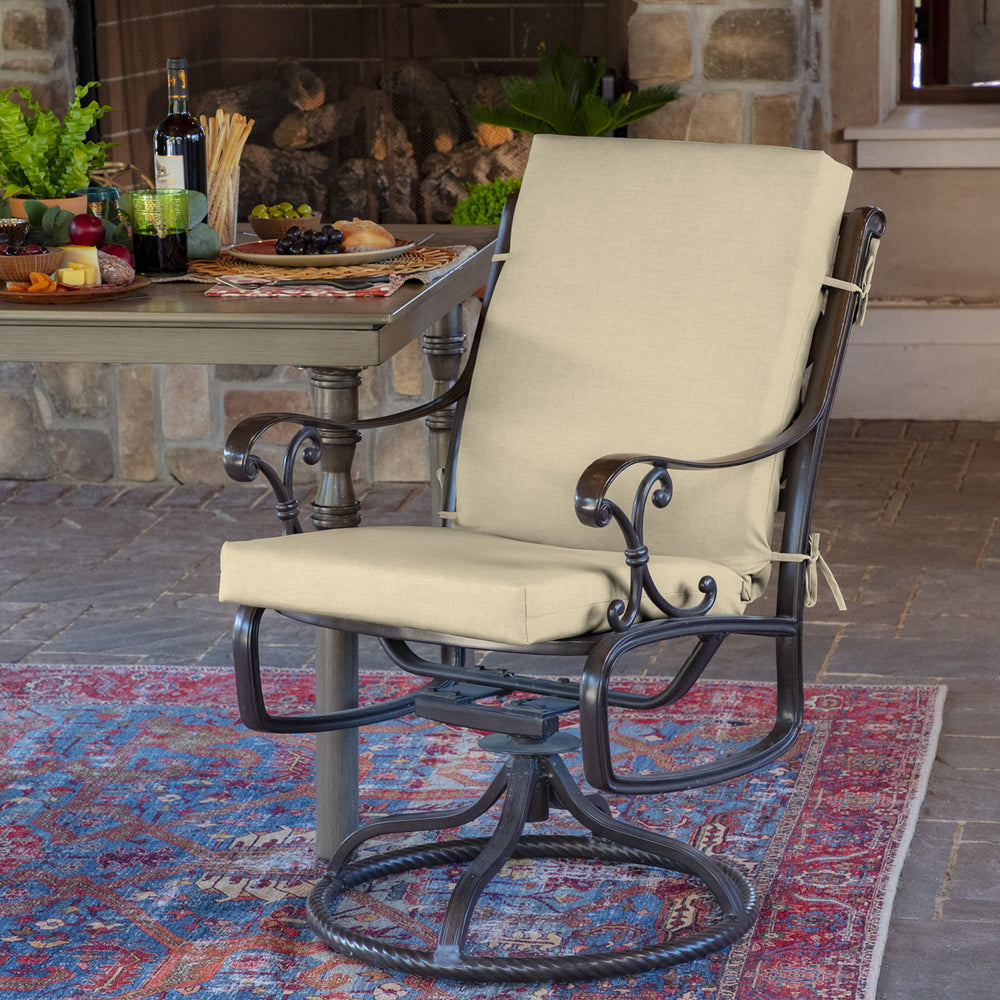 Arden Selections Outdoor Chair Cushion side view showing thickness