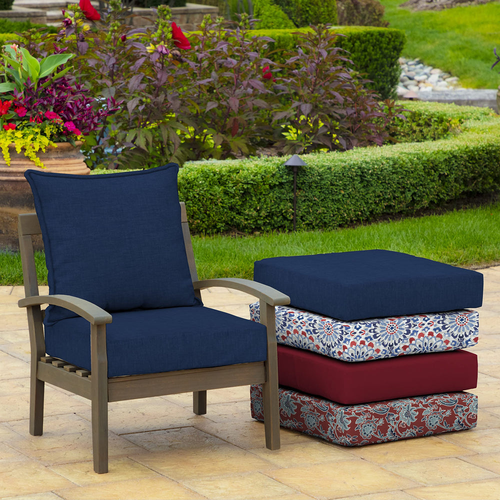 Arden Selections Outdoor Chair Cushion side view showing thickness