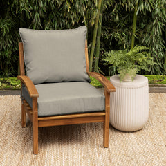 Arden Selections Outdoor Deep Seat Cushion back cushion, side view