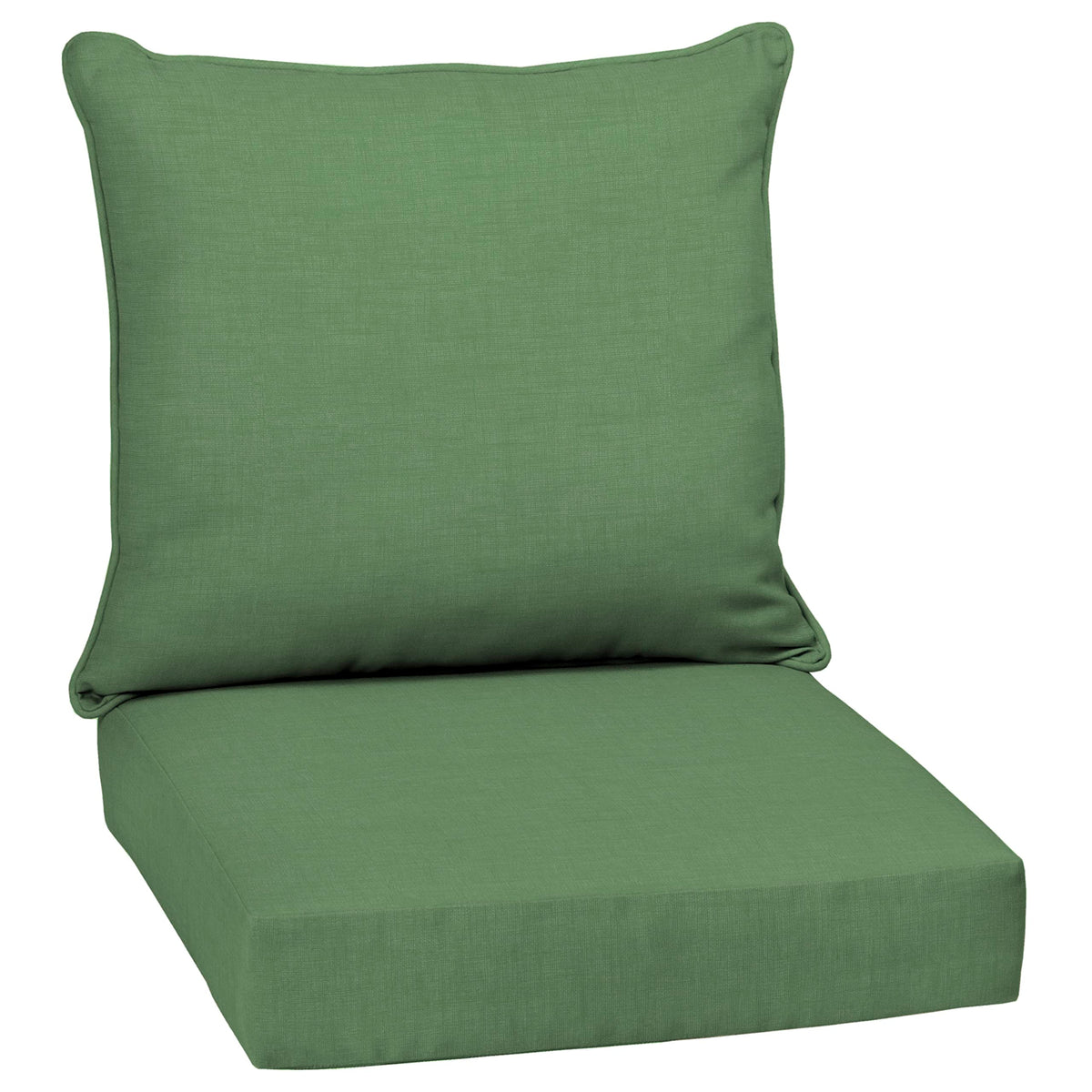 Arden Selections Outdoor Deep Seat Cushion Set in Moss Green, front view