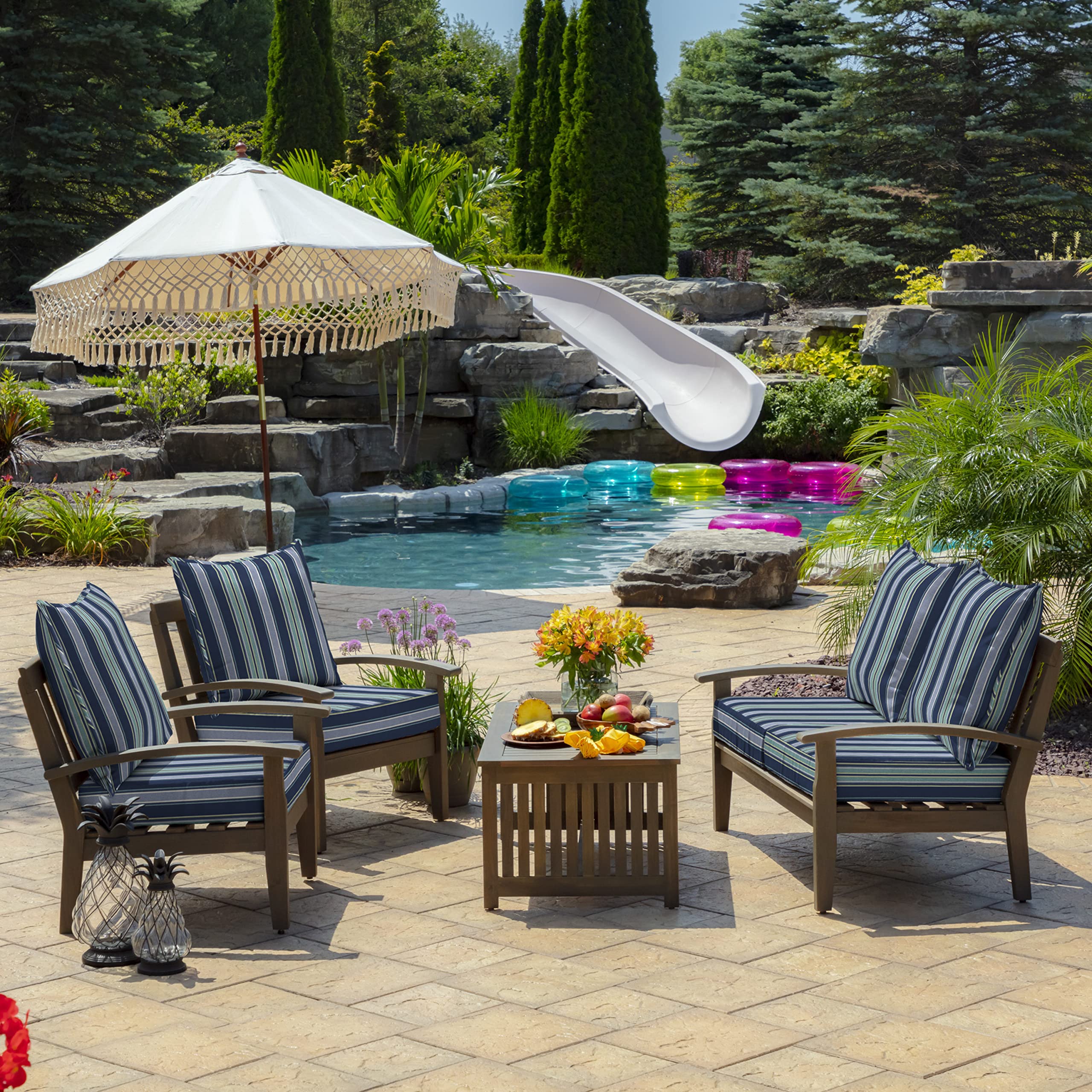 Arden Selections Outdoor Deep Seat Cushion Set packaging