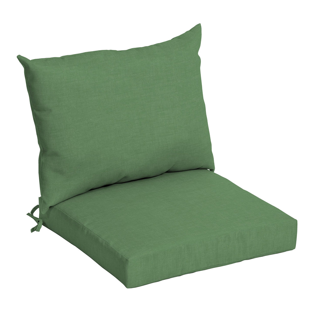 Arden Selections Outdoor Dining Chair Cushion Moss Green front view