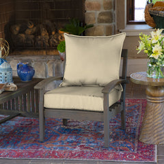Arden Selections seat cushion with ties in Tan