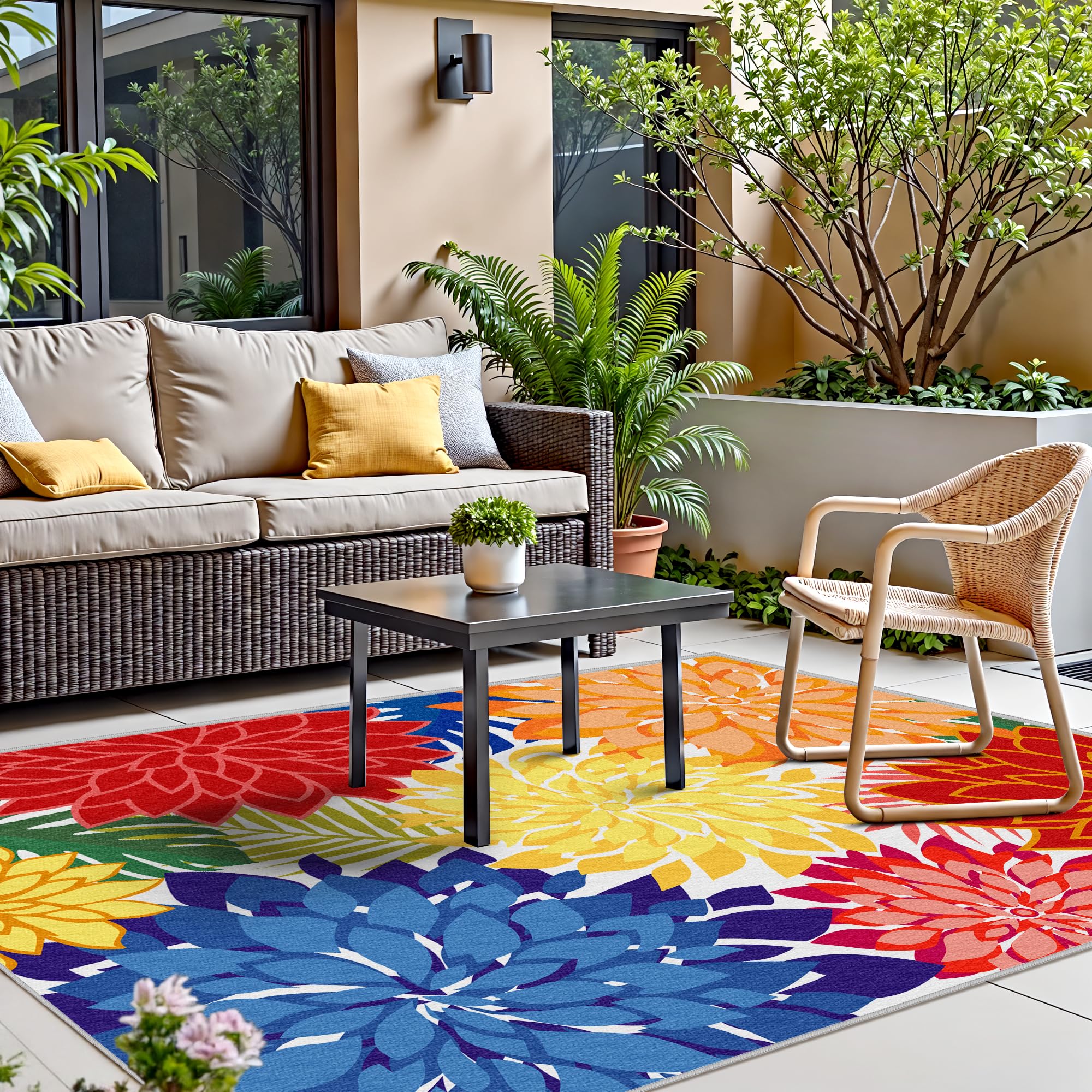 Arenarug Outdoor Rug 4x6 used for outdoor picnic
