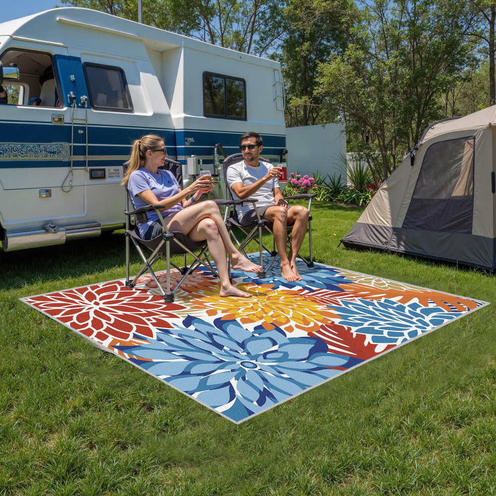 Arenarug Outdoor Rug brightening up garden space