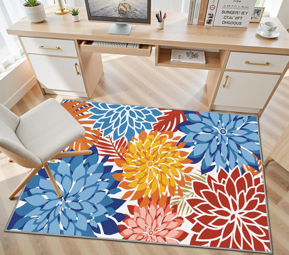 Arenarug Outdoor Rug displayed on a patio setting