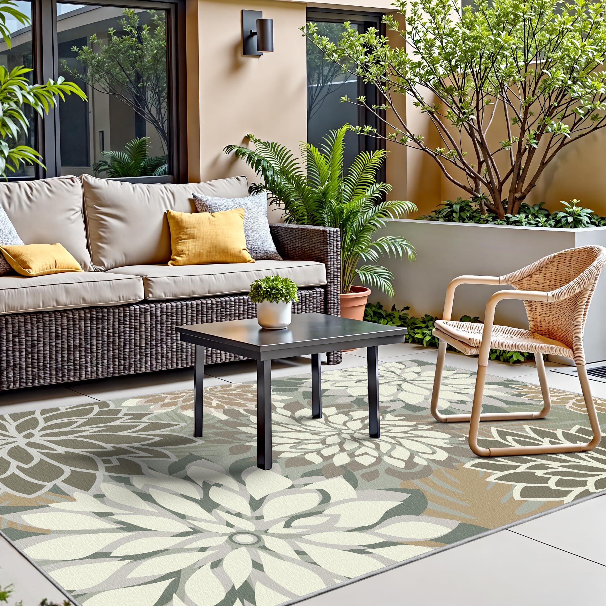 Arenarug Outdoor Rug non-slip backing close-up