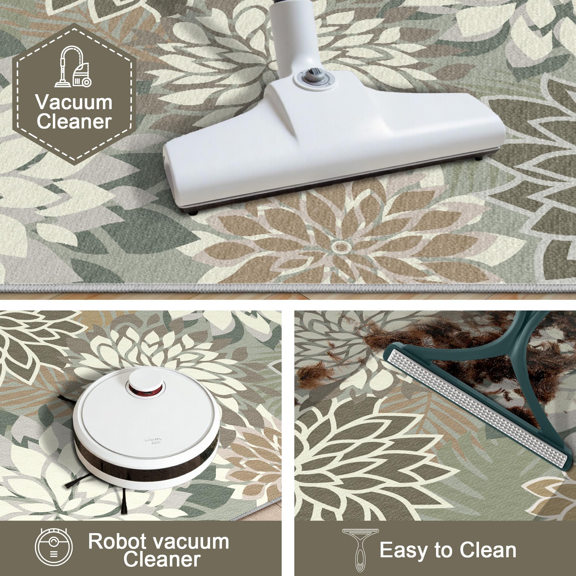 Arenarug Outdoor Rug washed with hose in outdoor setting
