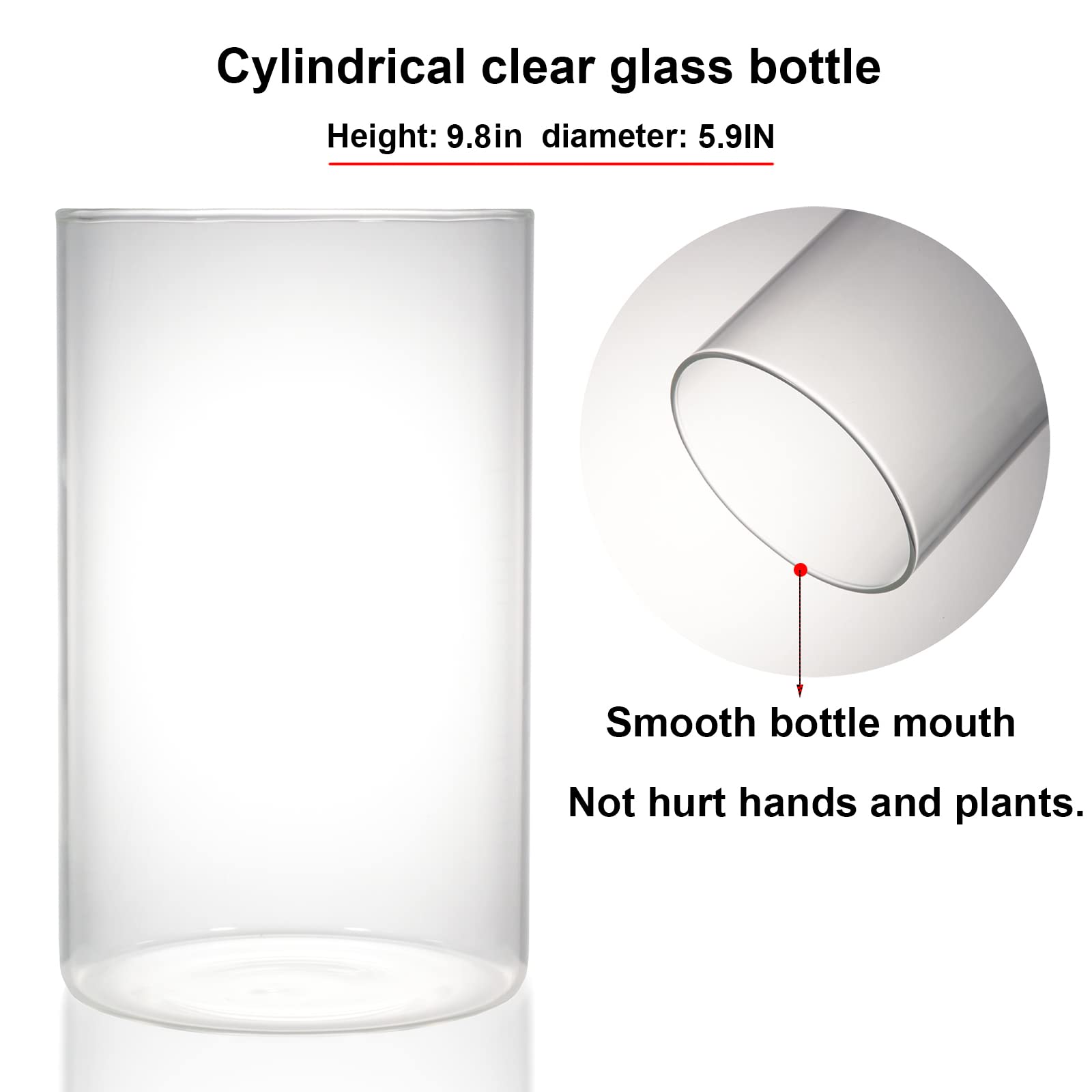 AREPK Glass Terrarium packaging and components