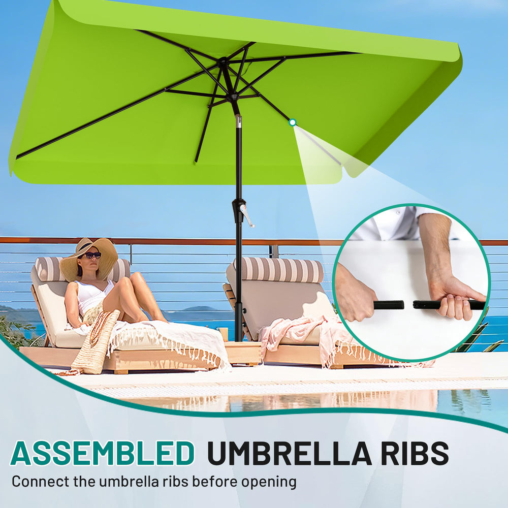 AreShark 6.5 x 10 FT Umbrella packaging view