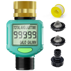 ARFSKY Water Flow Meter front view with LCD display