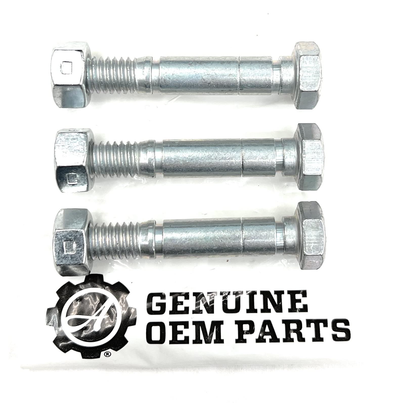 Ariens 5/16 inch Deluxe Snow Blower Shear Bolt 3 Pack front view