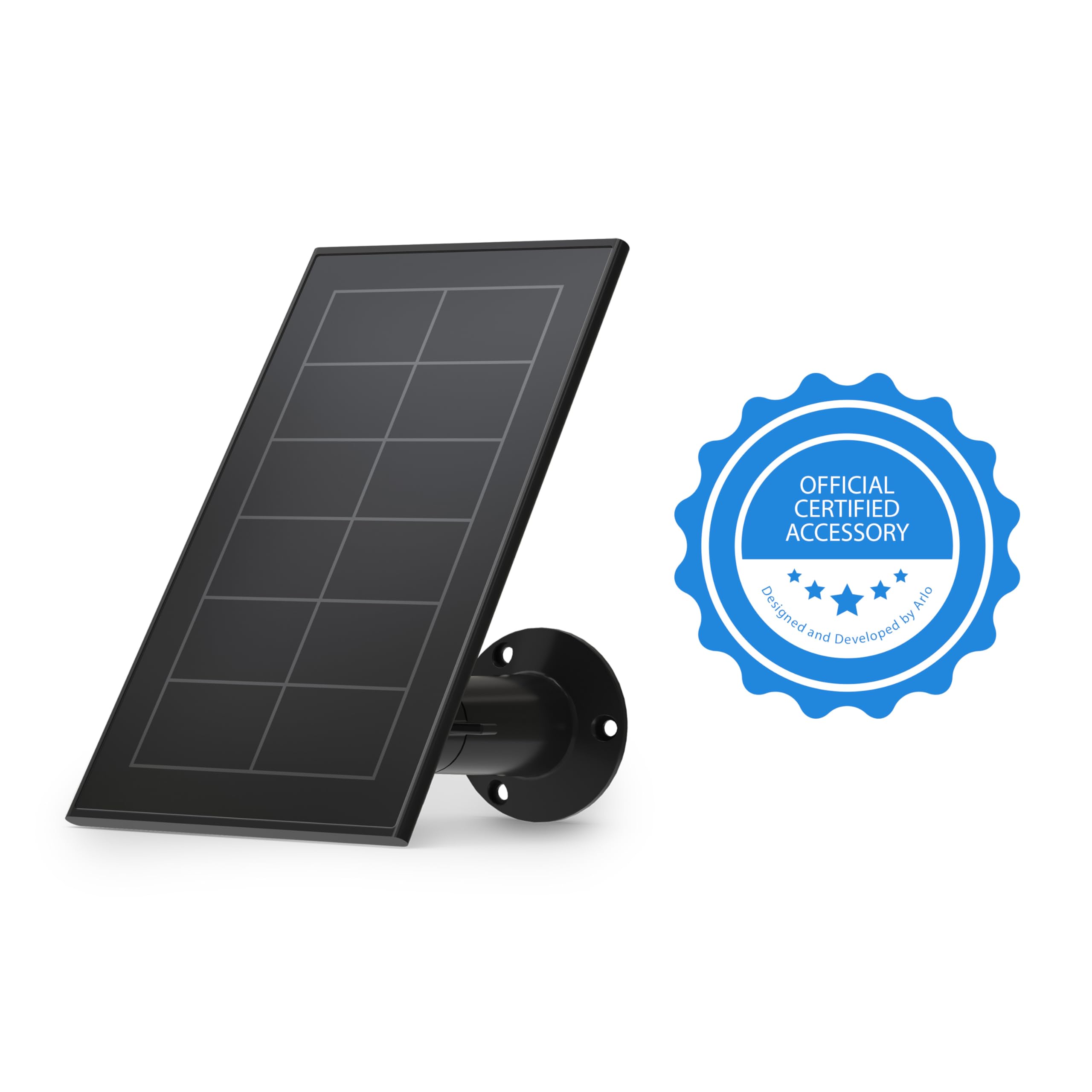 Arlo Solar Panel Charger detailed view of the solar panel surface