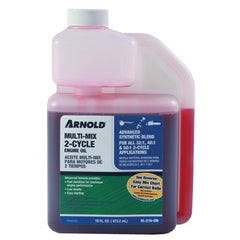 Arnold 2-Cycle Engine Oil Mix 16 oz plastic bottle with measurement cap