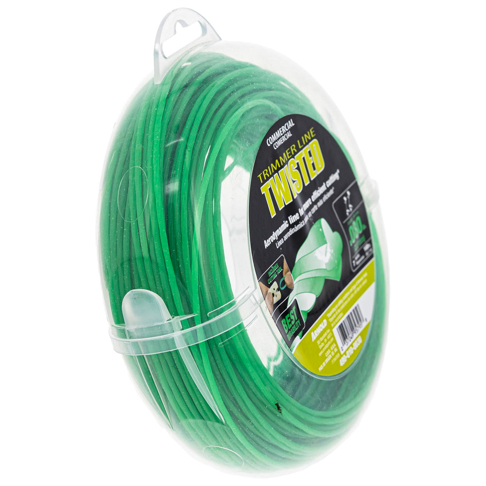 Arnold Trimline packaging showing 140 feet of line