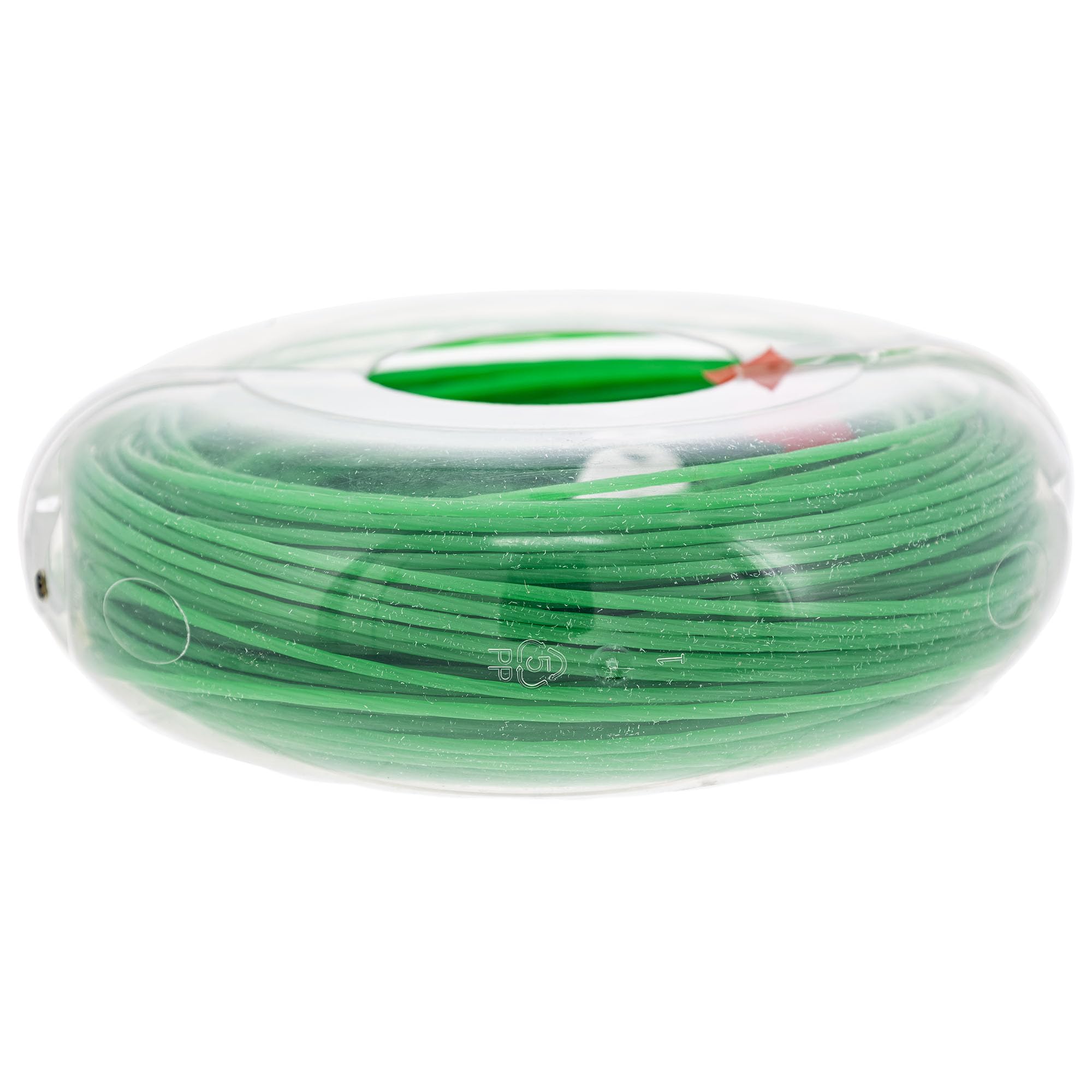 Arnold Trimmer Line close-up showing green colour and thickness