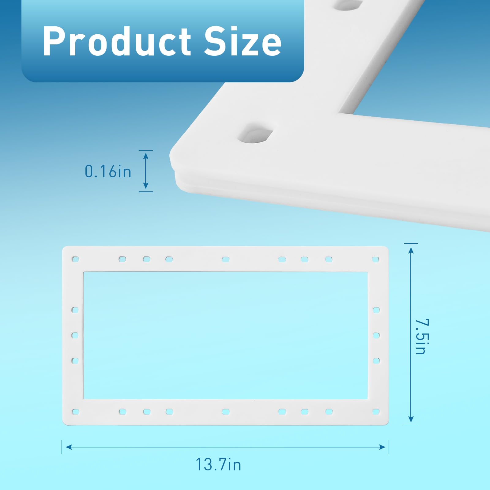 ArrogantF gasket packaging with dimensions