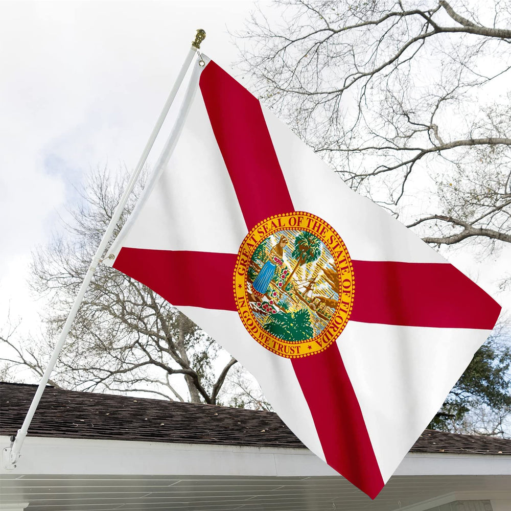 ARSOF Florida State Flag 3x5 ft back view showcasing double-sided design