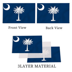 ARSOF South Carolina flag flying outdoors