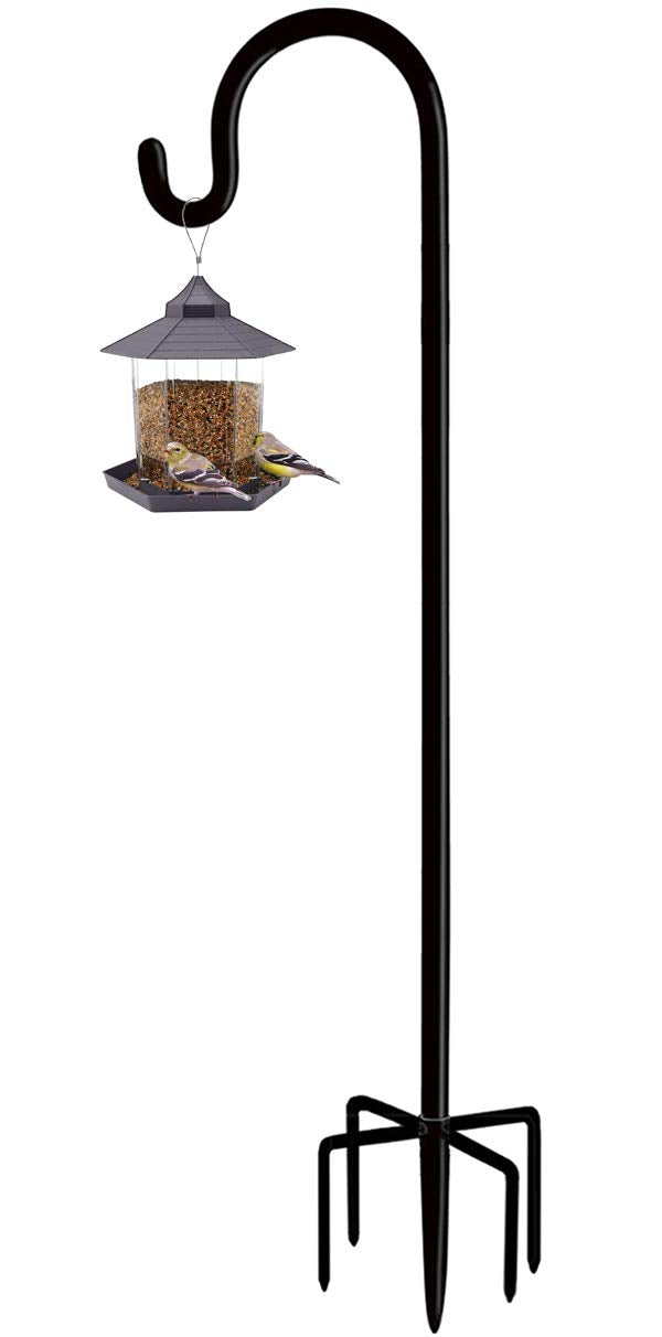Artibear Adjustable Outdoor Shepherd Hook Stand front view