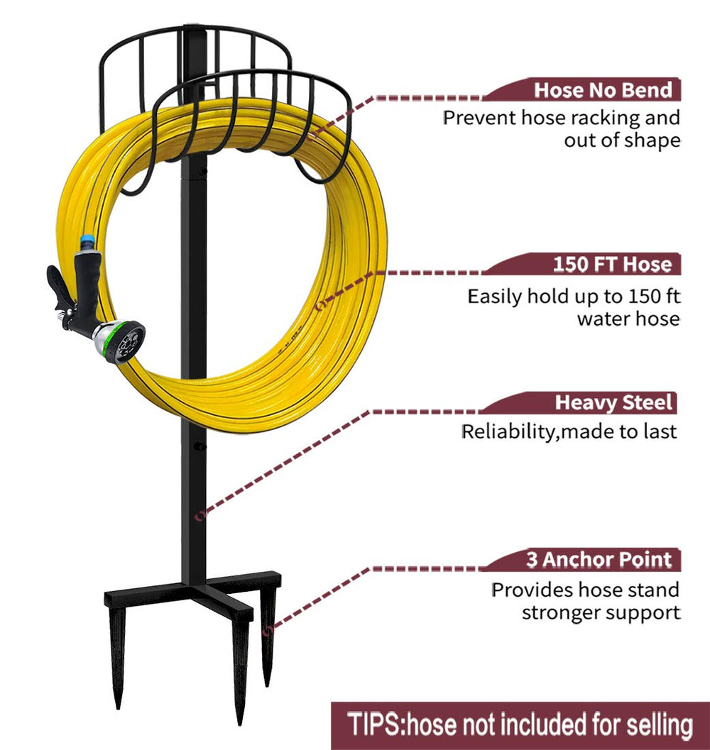 Artigarden hose holder showing stable anchor points