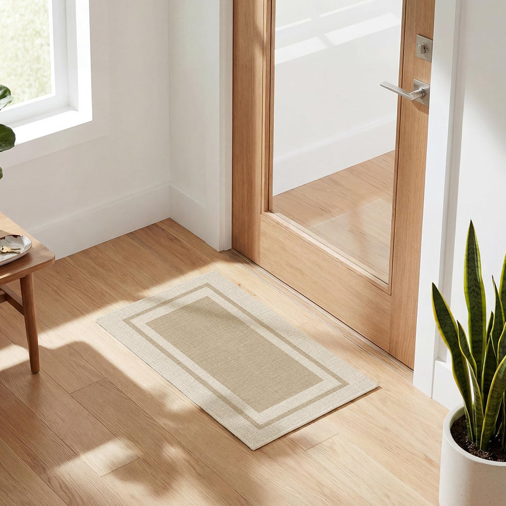 Artoid Mode Beige Doormat showcasing unique patterns